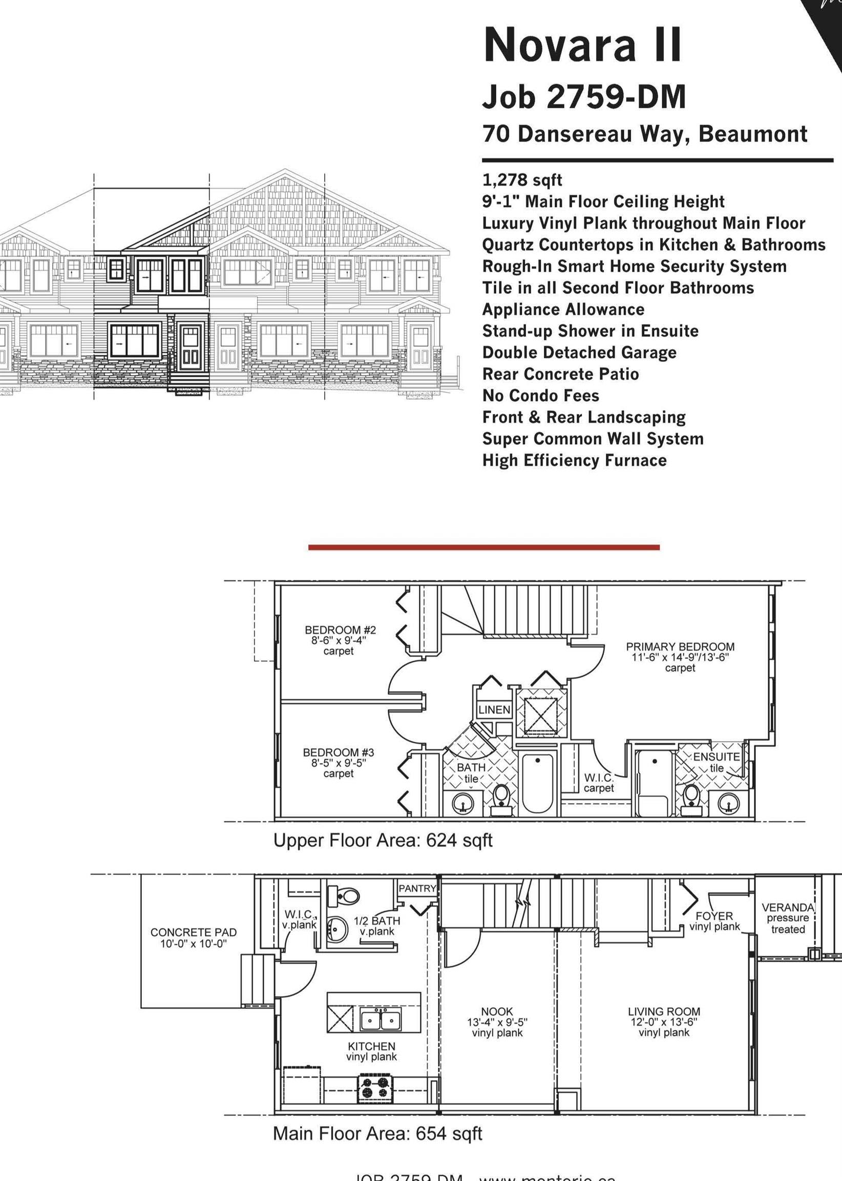 70 Dansereau Way, Beaumont, Alberta, T4X 3E2